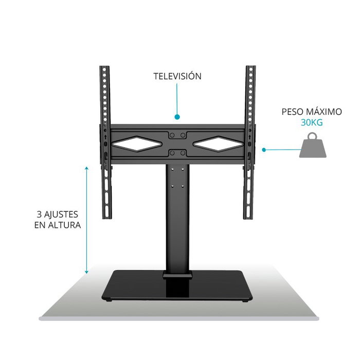 Tm Electron Soporte de sobremesa TMSLC419 para TV de 32-50 pulg. Tm Electron Soporte de sobremesa TMSLC419 para TV de 32-50 pulg.